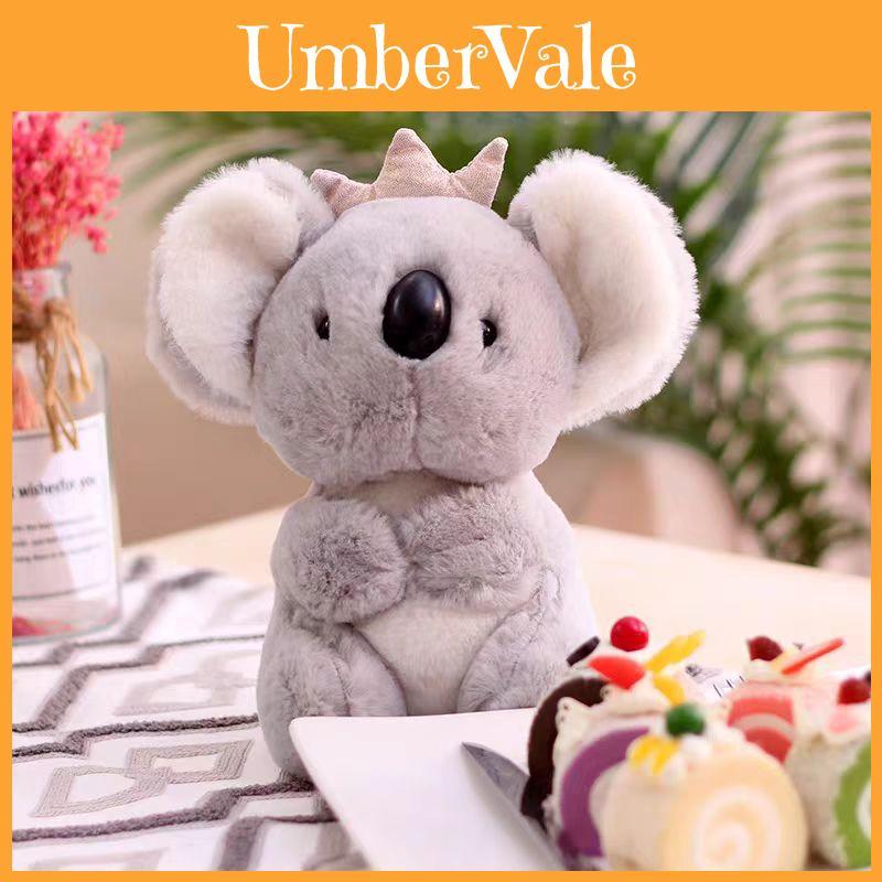 Cute Crown Koala Plush Toy Charming Cartoon Girl Children Birthday Doll Gift