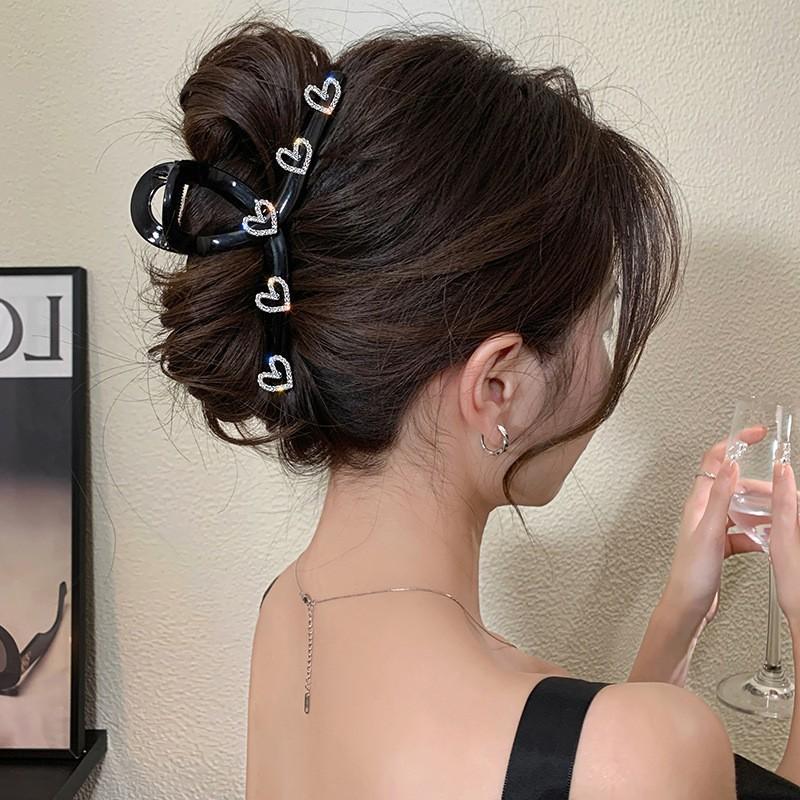 1 шт. Love Velvet Grab Clip Large Shark Headbridge Pin Back Head Plate Pin Hairbridge Детские аксессуары для волос Premium Sense