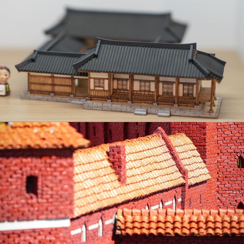 Uxcell Miniature Roof Tiles PVC Model Roof Tiles Mini DIY Tiles Model Building Set Model Building for Dolls House Garden Sand Table Cm Dark Gray 4