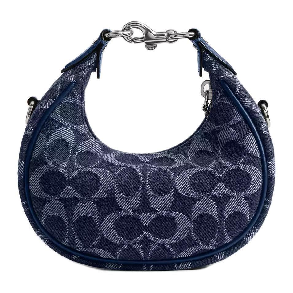 COACH JONIE Iconic Denim Shoulder Bag, Crossbody Bag, Handbag Mini Women's Blue CAO04-LHRHY