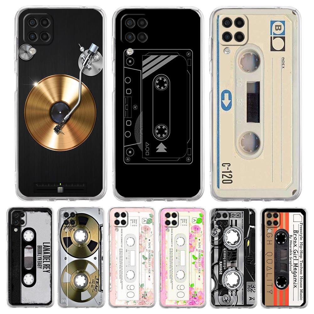 Phone Case For Samsung A13 A33 A35 A55 A73 A53 A23 A51 A71 A21S A12 A31 A41 A05s A03S A15 A25 5G Retro Vintage Old Cassette Tape