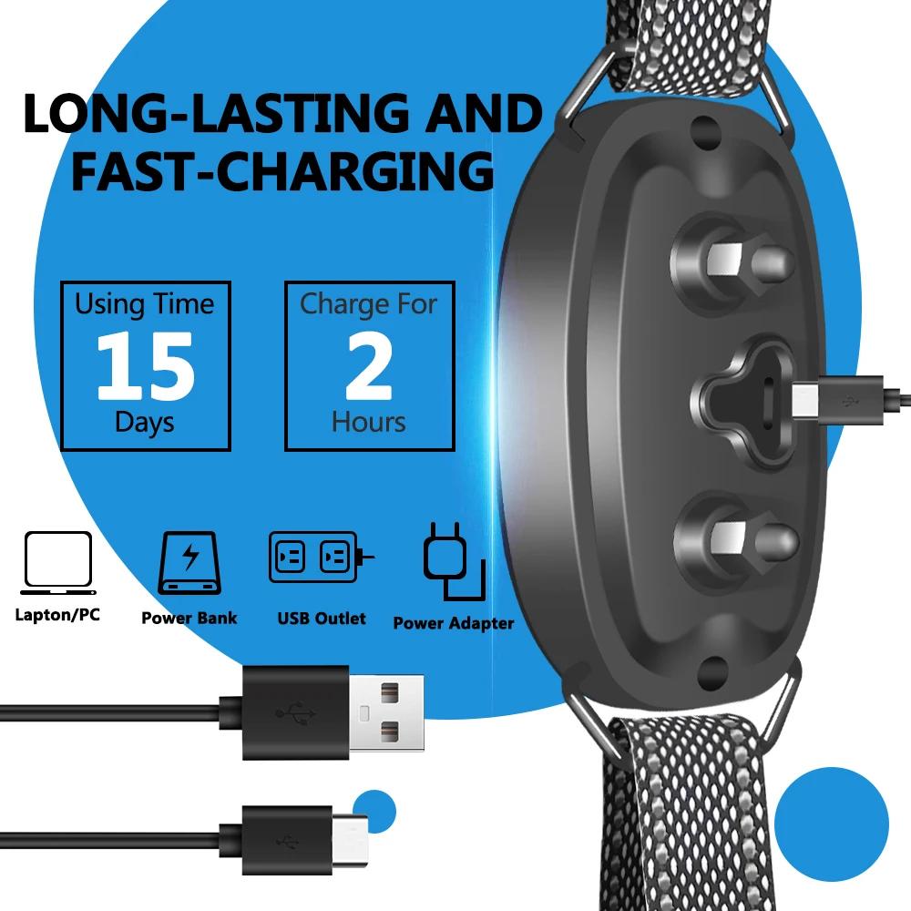 Новый умный ошейник от лая для собак 2025 года, Перезаряжаемый умный ошейник от лая, Обучающий ошейник от лая с регулируемой чувствительностью