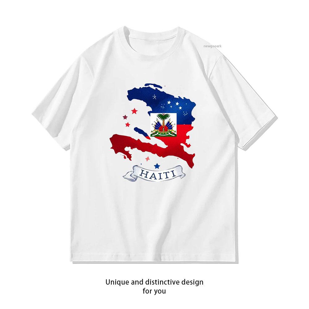 Haiti Pride Shirt Woman Man Summer Oneck Breathable Graphic T Shirts Casual Simple S3XL Trending Shortsleev