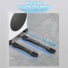2pcs Universals Washing Machine Base Brackets with Antislip Pad for Noise Reduction and Secure Placement