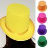 Universal Trilby Hat for Gentlemen Magicians Carnivals Trilby Hat Thicken Flat Top Hat for Gentlemen Casual Gathering