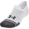 Under Armour Performance Tech No Show Socks Unisex 3 Pack White 1379502-100