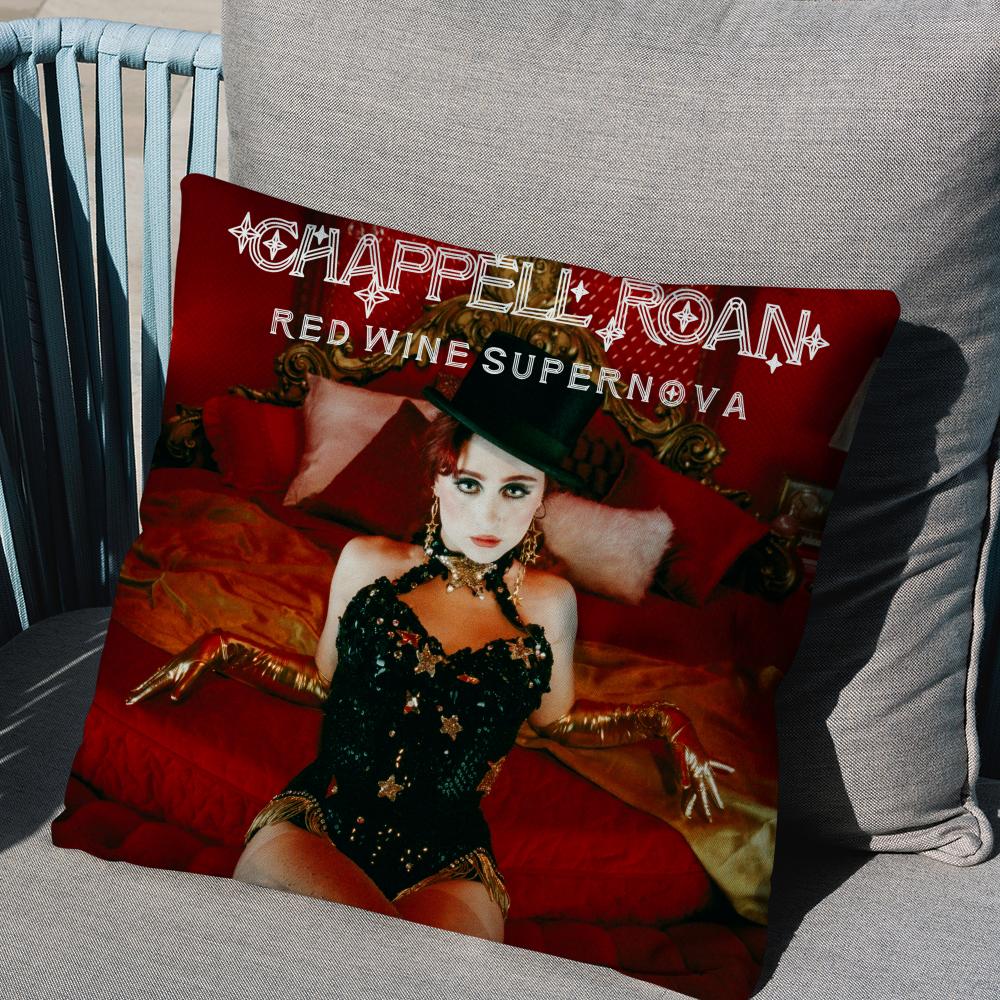 C-Chappell R-Roan Pillow Case Square Pillow Bedroom Sofa Leisure Comfort Cushion Car Living Room Home Decoration