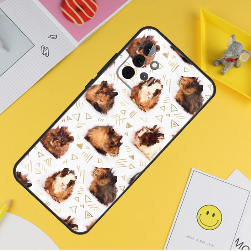 Милый чехол с изображением морской свинки для Samsung Galaxy A54 A34 A14 A13 A33 A53 A12 A32 A52 A71 A51 A15 A25 A35 A55