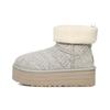 Classic Mini Platform Felted Boot Grey Women Sneakers 1144047-GREY