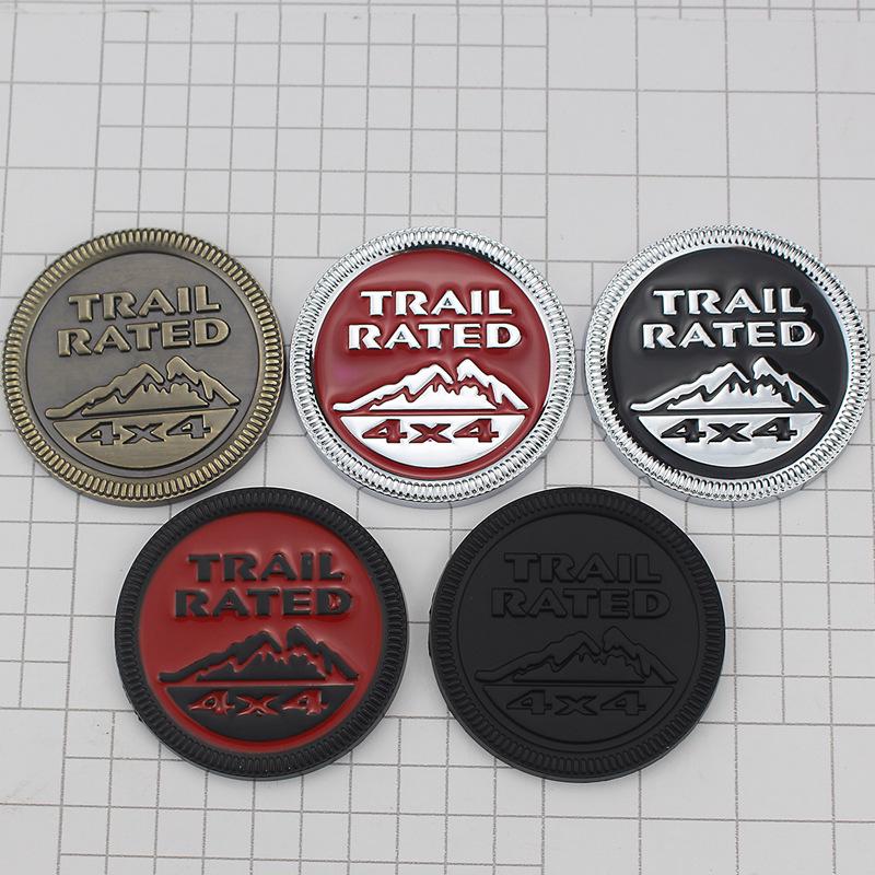 Jeep Внедорожник Compass Wrangler 4X4 Снежная Гора Металлическая Наклейка-Эмблема