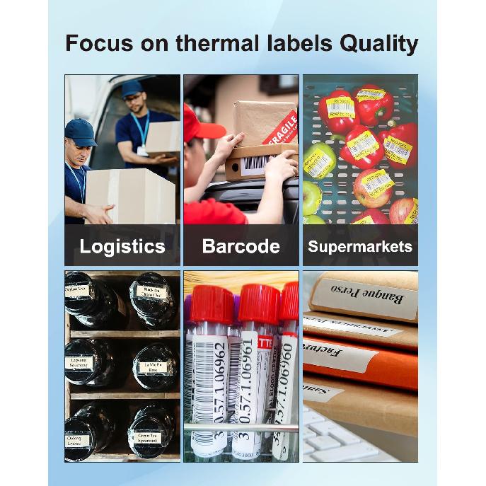 Weemay 30336 FNSKU Barcode Labels, Compatible for DYMO LabelWriter 5XL 550 550 Turbo 4XL 450 Wireless 450 Duo, 1" x 2-1/8", 25mm x 54mm Label with