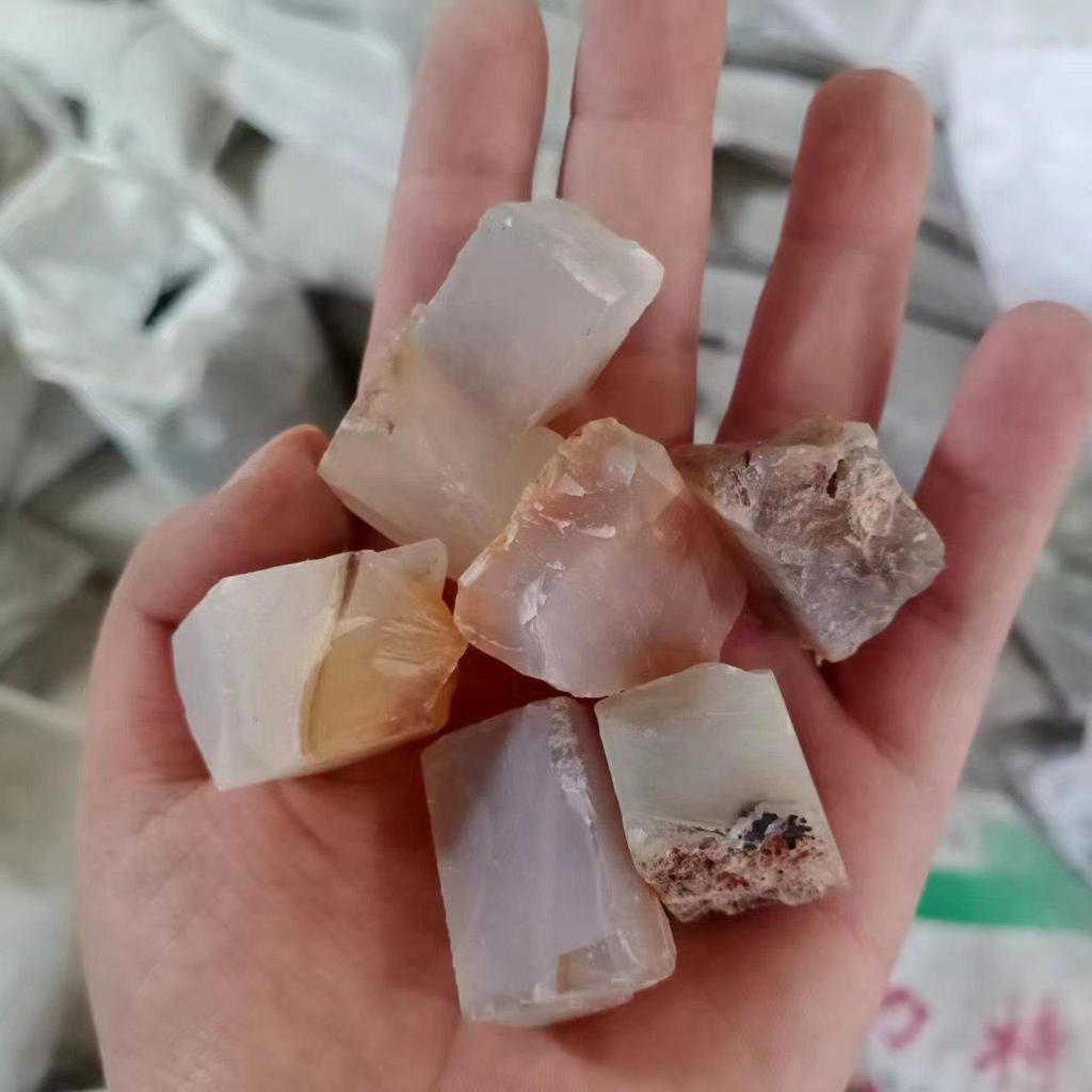 Агат Сырой Камень Кристаллическая Гравийная Игрушка - Крупные Частицы
