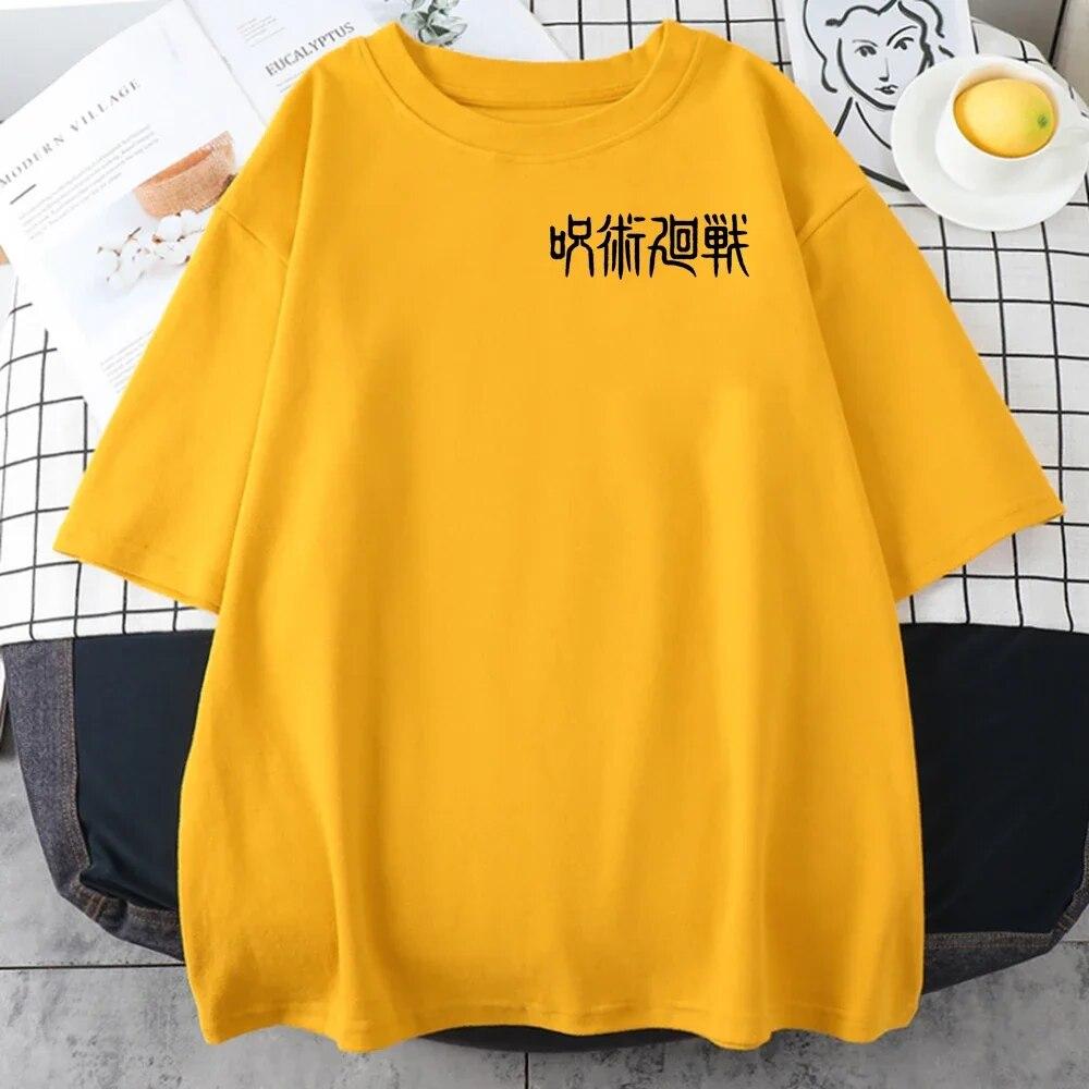 Женская футболка унисекс дзюдзюцу кайсен для девочек, модная одежда с графическим принтом Harajuku 2023, повседневная одежда FeUnisex Y2K, футболки унисекс