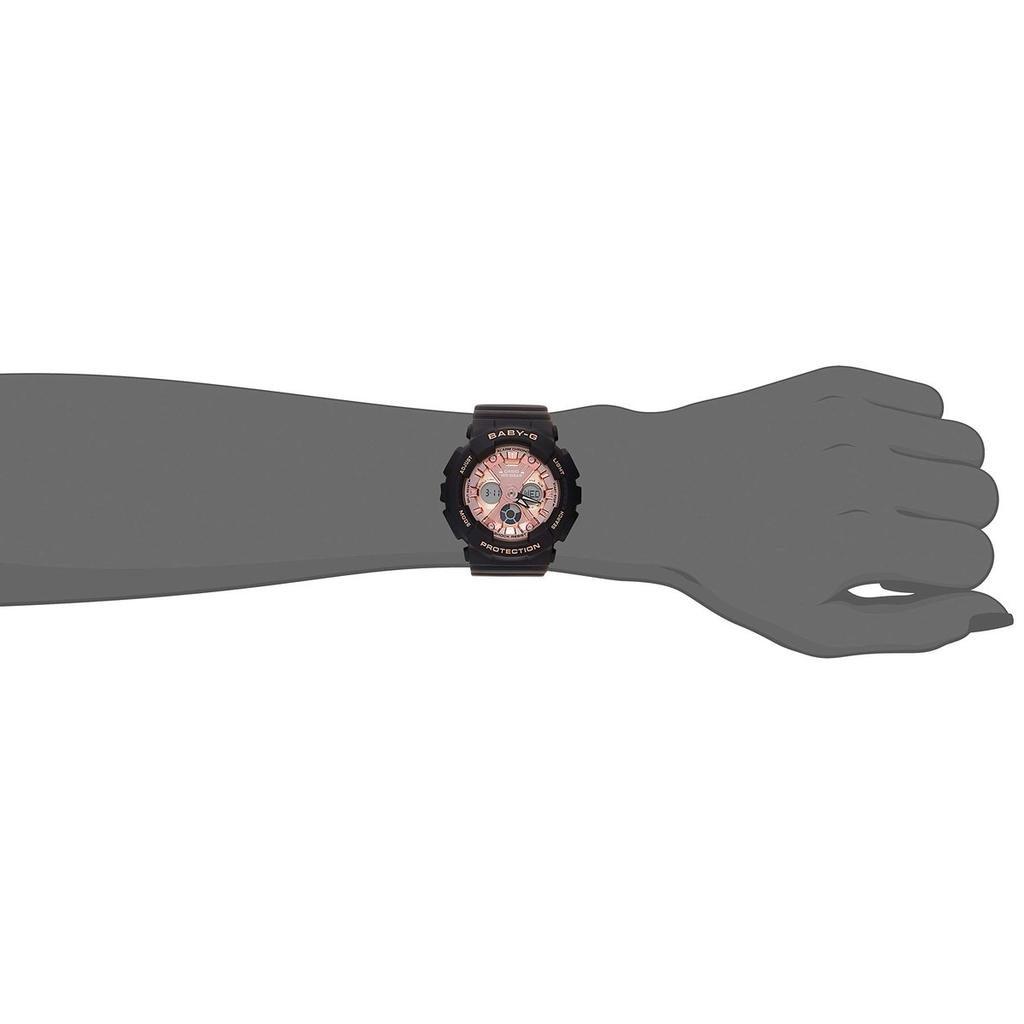 Женские часы BABY-G BA-130-1A4JF - Ударопрочные, Водонепроницаемость 10 Бар, Черный и Мультицветный