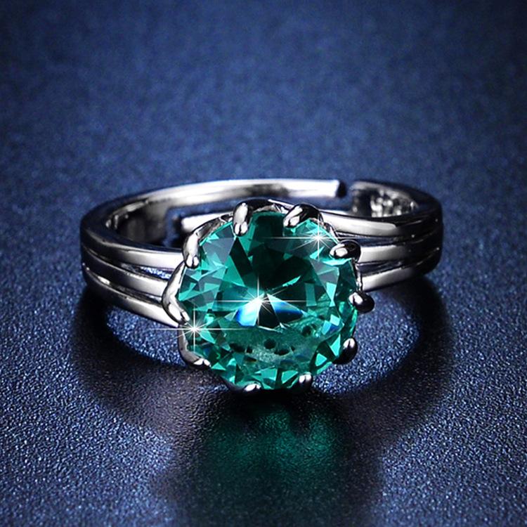 Кольцо с бриллиантом Lotus в 3 карата, технология Lucky Yellow Diamond, цвет бриллианта, открывающееся кольцо для женщин