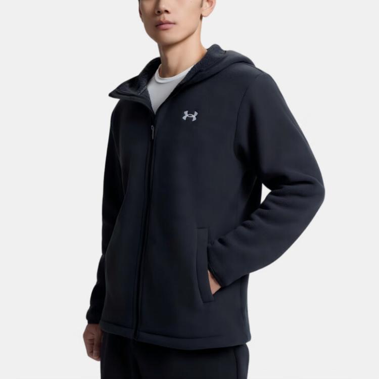 Under Armour Ef Bonded Свободная Теплая Куртка с Капюшоном на Молнии с Длинным Рукавом Мужские куртки 6010175-001