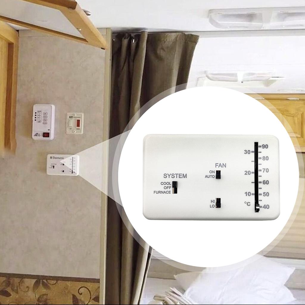 Термостат для автодома, Аналоговый термостат для автодома Нагрев Охлаждение Замена для Dometic RVs 3106995.032