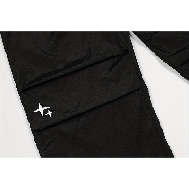 Женская одежда Harajuku Oversized Y2k Мешковатые прямые широкие брюки в стиле хип-хоп Брюки-карго Черные джоггеры Корейская уличная одежда