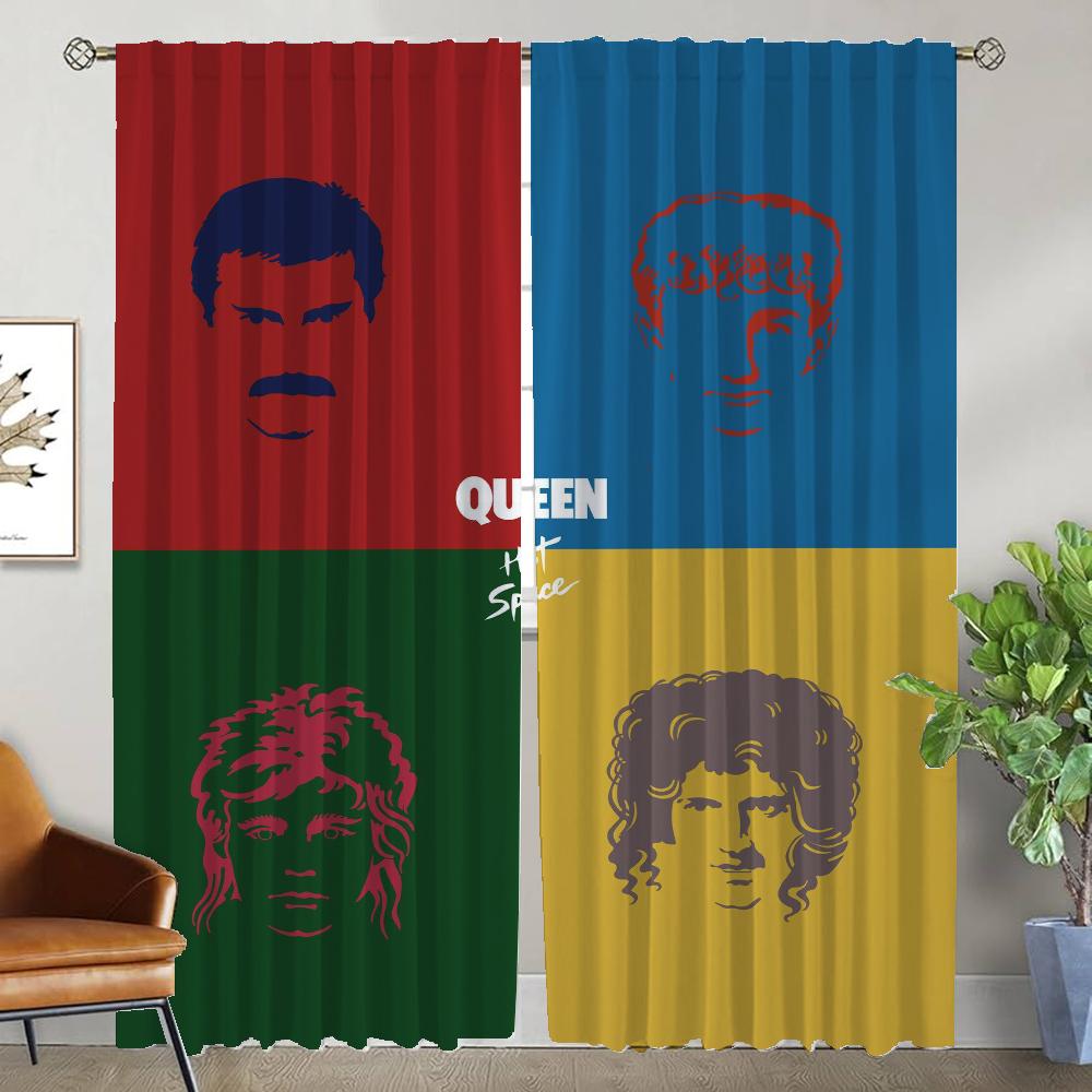 Оконная штора Queenes для комнаты 2 панели Шторы Детская комната Домашний интерьер Шторы Декор на Хэллоуин Тюль для спальни