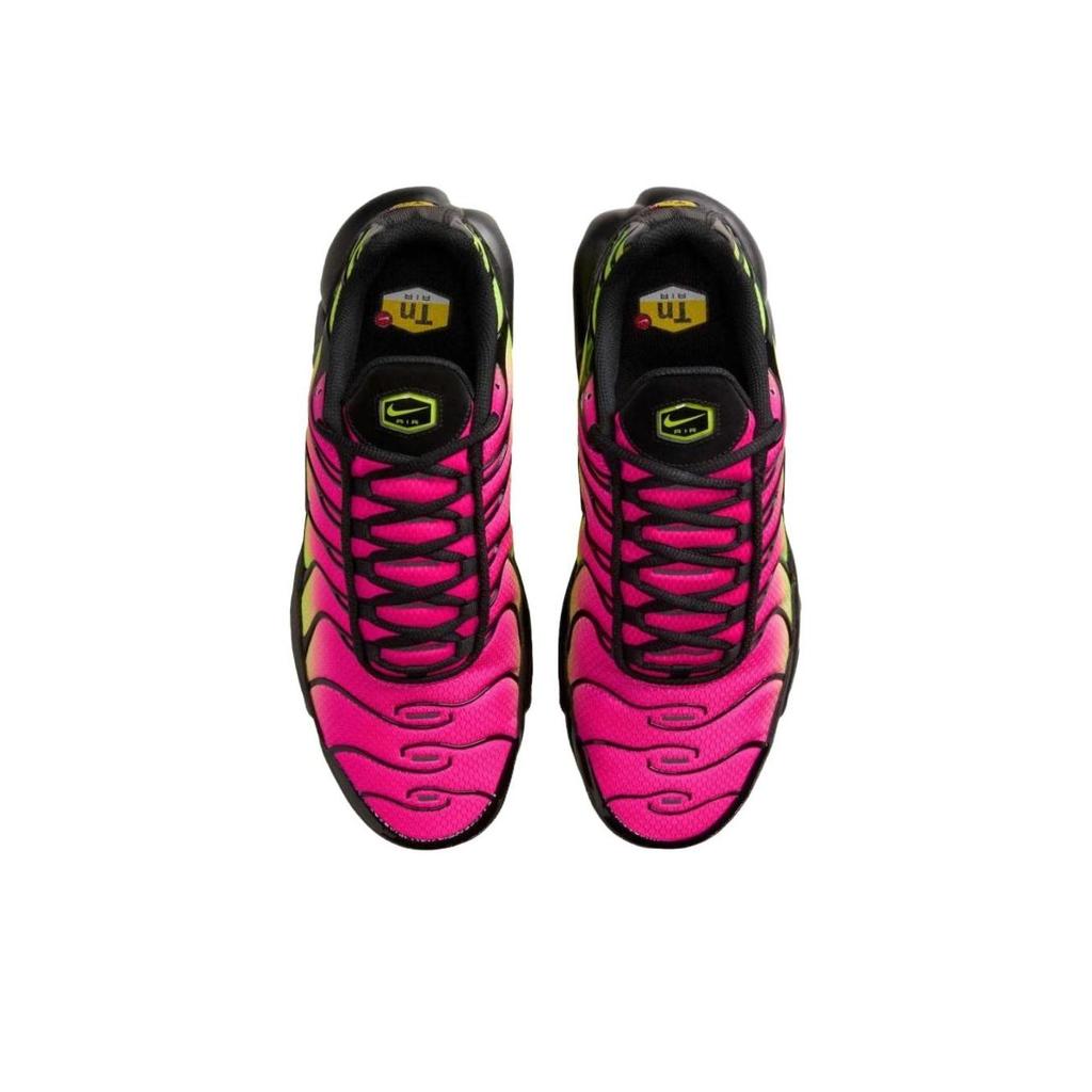 Nike Air Max Plus 'Hyper Pink Volt' Черные Гипер Розовые Вольтовые Мужские Кроссовки DM0032-027