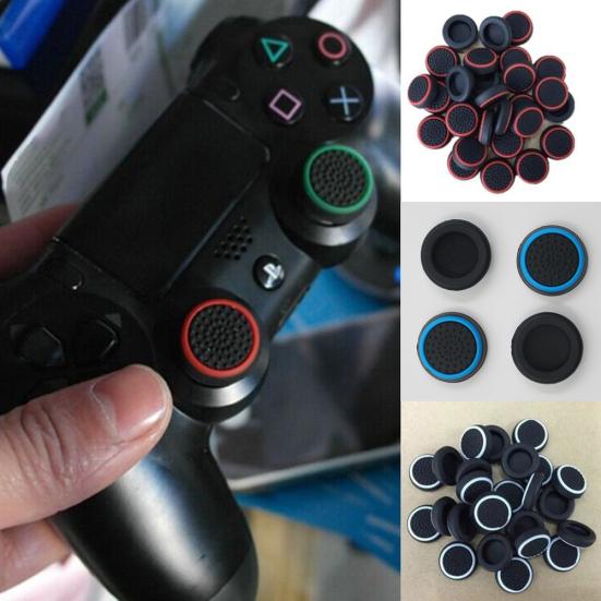 Silicone Stick Grip Thumb 4Pcs Controller Cover Cap for PS3 PS4 XBOX ONE