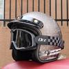 Мотоциклетный шлем Ретро Винтажный шлем лицо Ретро 3/4 шлем casco moto Capacete Винтажный шлем мотоциклетный мотокросс ORZ