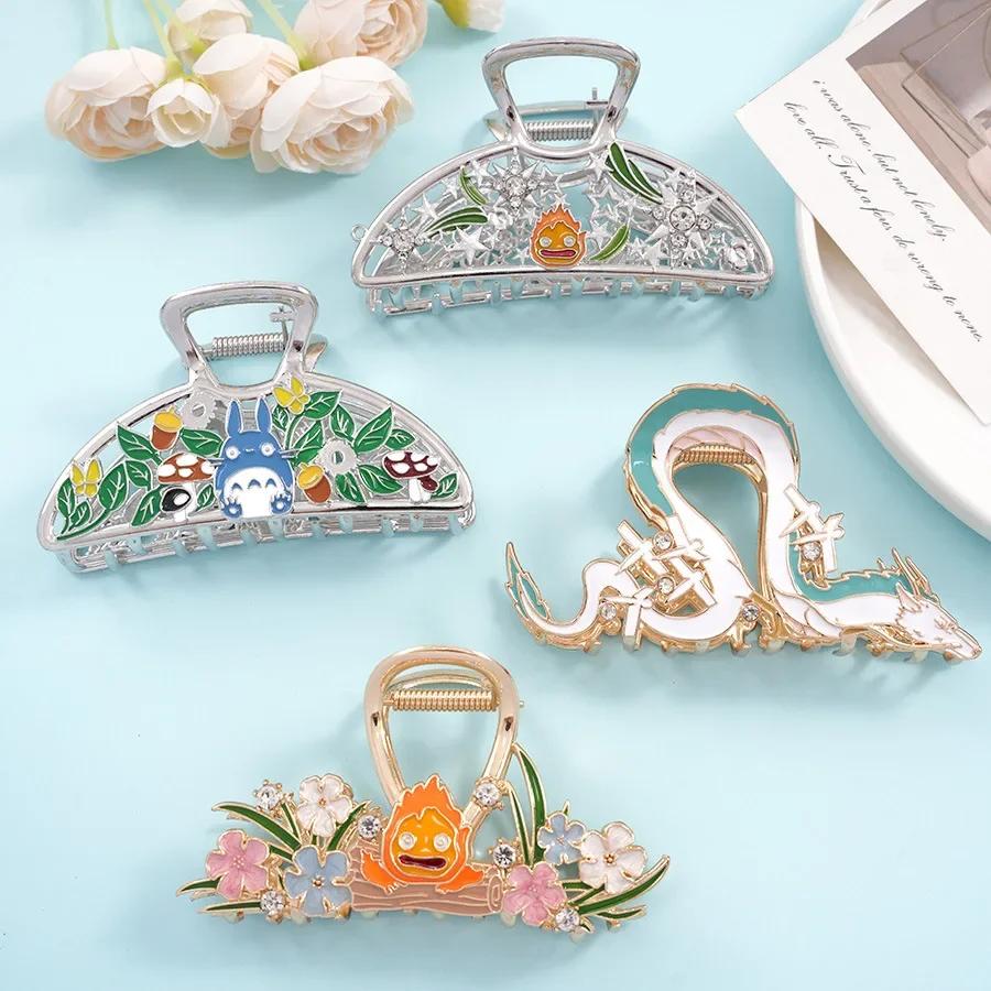 2025 Милый Креативный Мультяшный Зажим для Волос Лодка Дракон Большие Заколки для Волос Японский Кот Модный Зажим-Коготь Аксессуары для Волос для Женщин