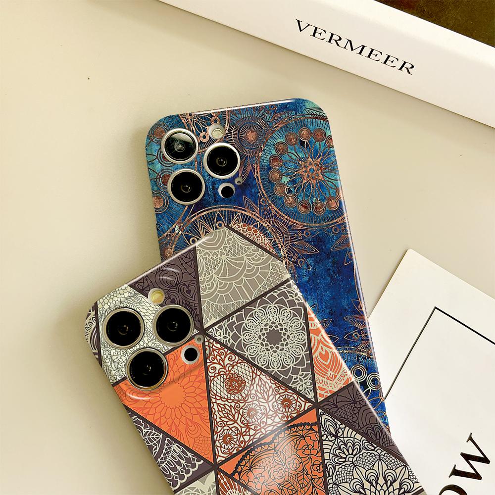 Универсальный чехол для телефона с пленкой и мультяшным модным дизайном, твердый чехол с полным покрытием, защитный чехол для камеры для iPhone, Samsung, Xiaomi, Poco, Redmi, Huawei, Honor