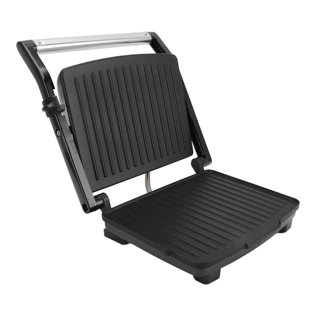 Электрический гриль 2000 Вт из нержавеющей стали ABS для домашнего приготовления стейков, сэндвичей, хлеба, мяса, двухсторонней жарки