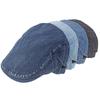 Весна-лето, однотонные кепки газетчика, мужские джинсовые хлопковые кепки на плоской подошве, женские береты художника