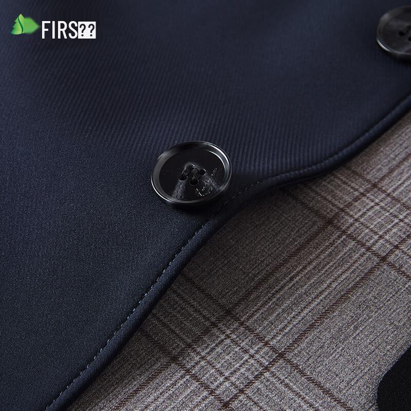 Мужское приталенное пальто-тренч Shanshan в стиле business casual