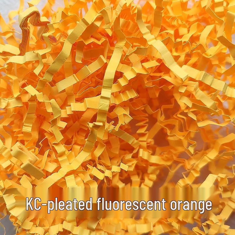 High-End Raffia Gift Box Filler - Shockproof Crepe Paper Shredded for Fruit & Wine Packaging