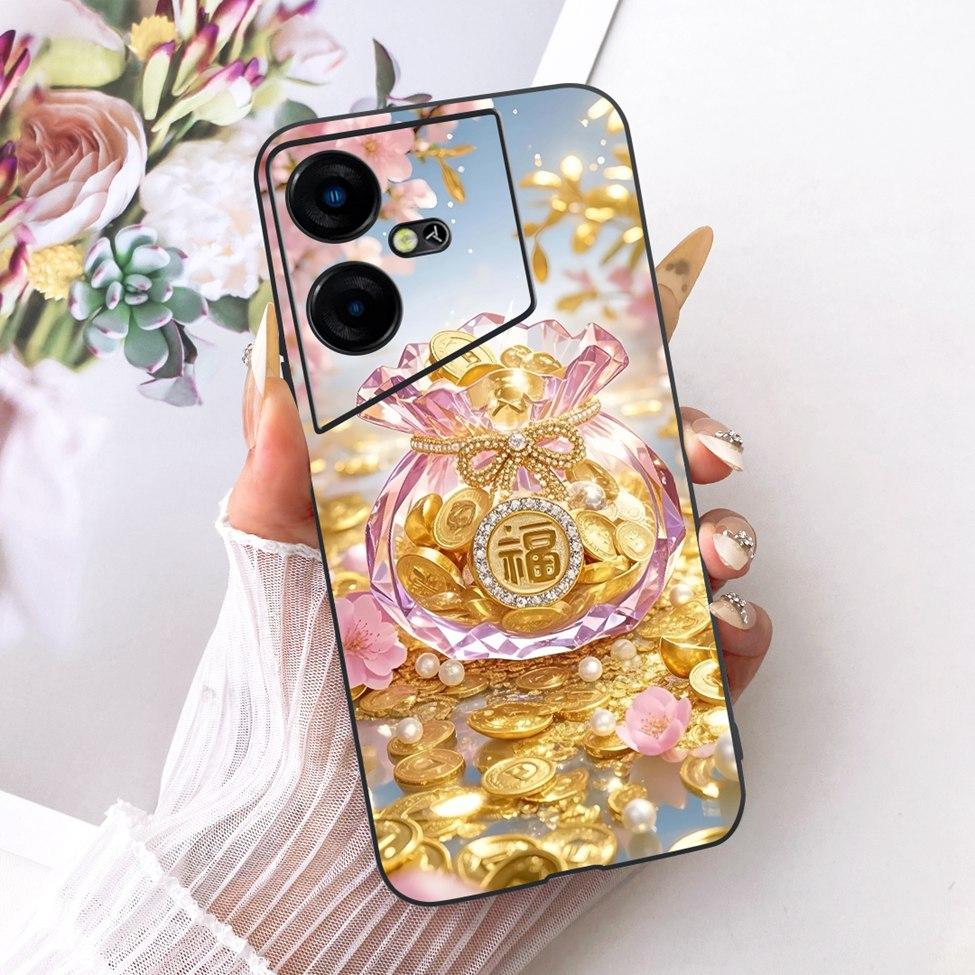 For Tecno Pova Neo 3 Case Cover Silicone Cute Cat Fashion Funny Cool Painted Bumper For Tecno Pova Neo3 LH6n Phone Casing