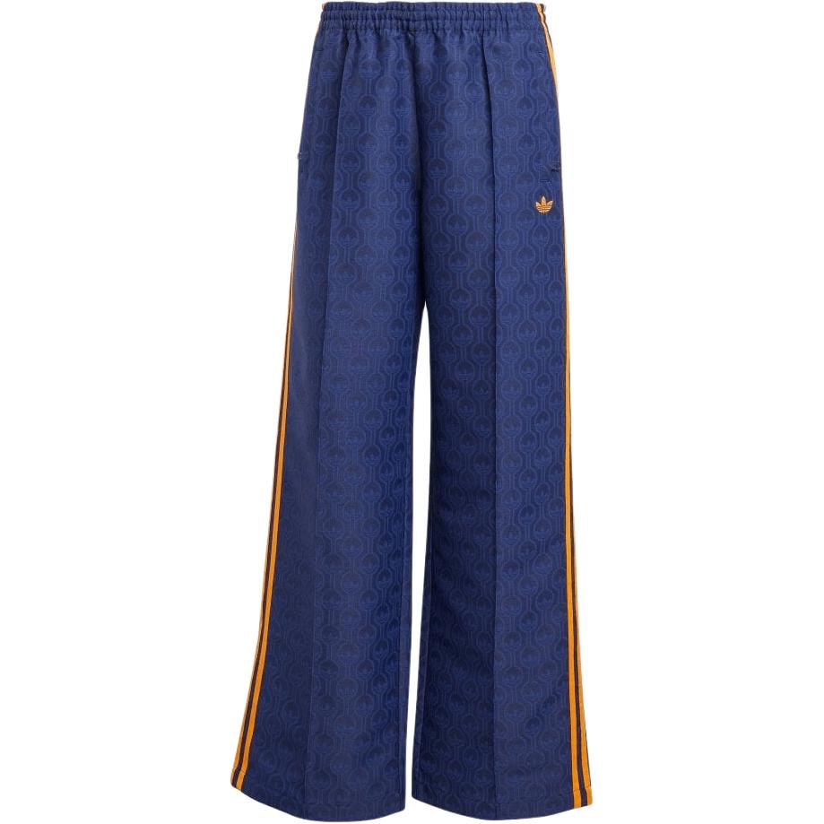 Adidas Originals 70S Fashion Striped Comfortable Sports Pants Women Pants Night-Blue JN8306