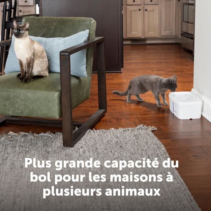Fontaine à eau - PETSAFE - VIVA - 4,1 L - Blanc