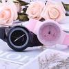 Simple Girls Students Quartz Analog Jelly Wrist Watch Silicone Band Round Dial