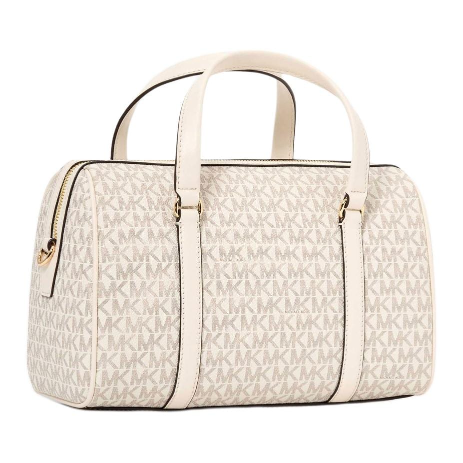 MICHAEL KORS Jet Set Travel Coated Canvas One Shoulder Handbag Medium Women's Cream 35S4GTFS6B-2605