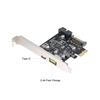 PCI-e To USB3.1 Type-C Expansion Card PCI-E To USB Fast Charge with 19Pin Front Adapter Card GEN1