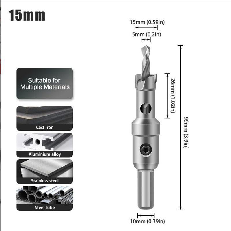 Сверло с твердосплавным наконечником TCT, сверло-кольцевая пила, фреза для сверления металлических сплавов из нержавеющей стали