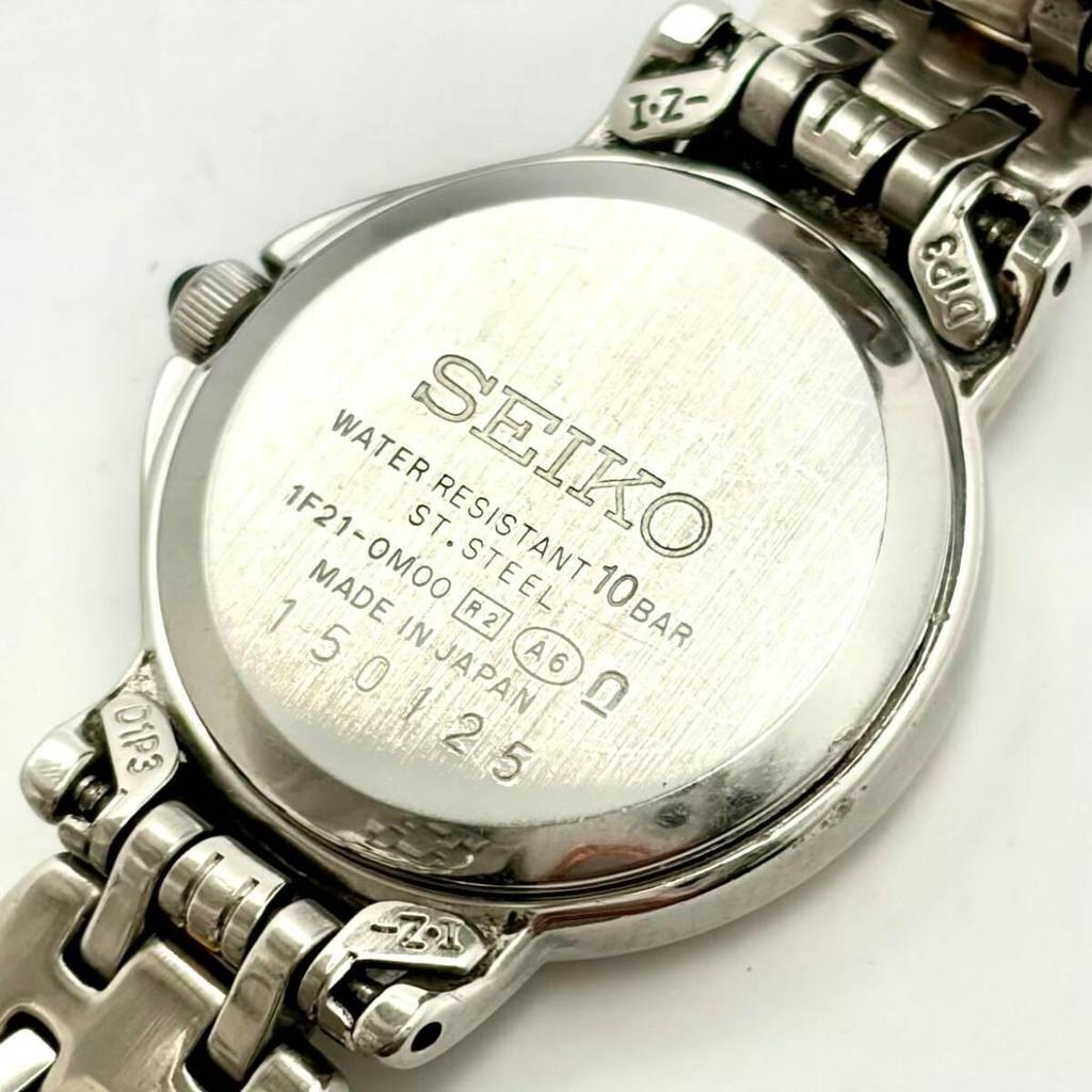 [Новая батарейка] SEIKO Seiko женские часы 1F21-0M00 150125