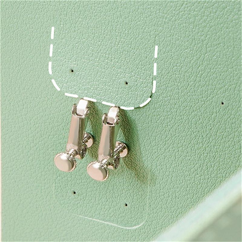 1 шт. Портативный дорожный органайзер для ювелирных изделий, складной чехол для колец и сережек, сумка для хранения в рулоне