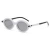 Punk Round Frame Sun Glasses Hip Hop Men's Shades Fashion Small Oval Sunglasses  for Women & Men