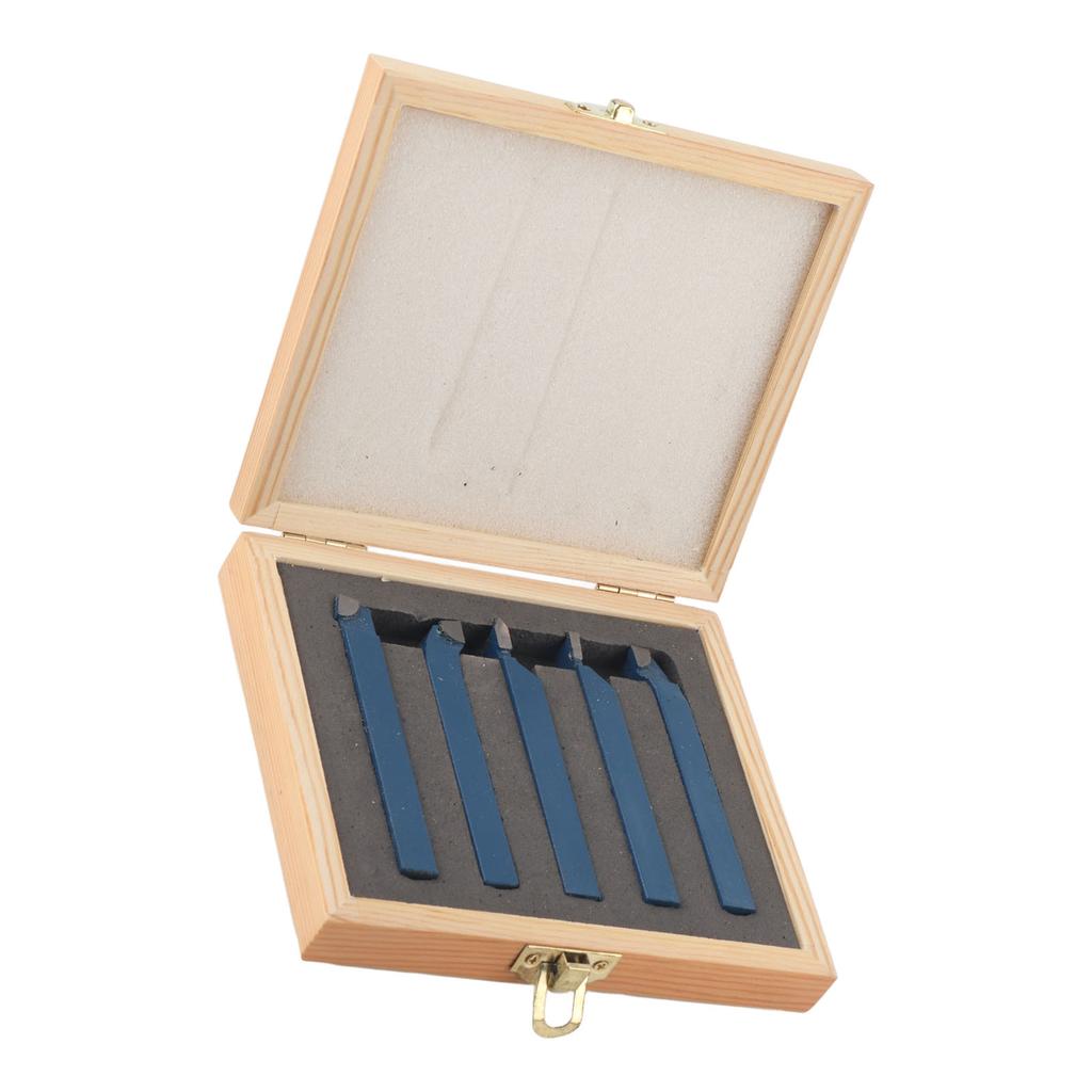 5pcs Lathe Tool Carbide Tipped Weld Turning Tool Set Machine Tool Parts10x10mm