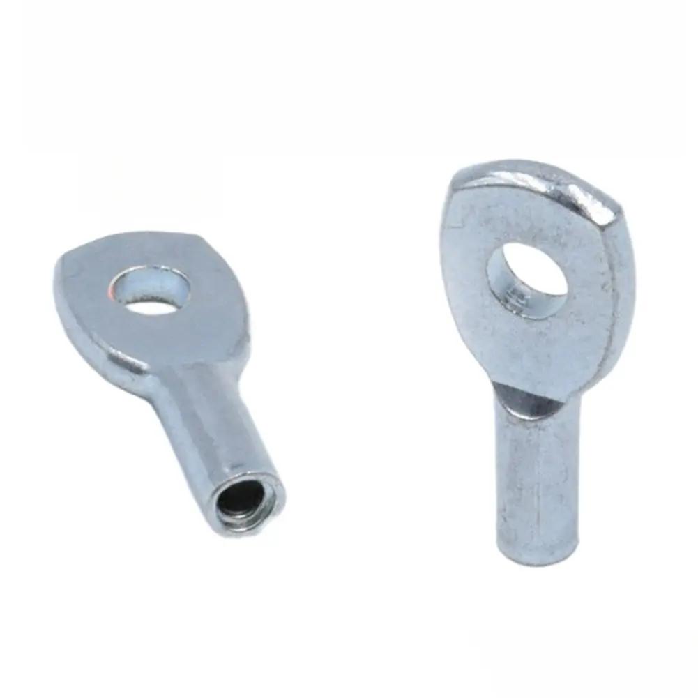 20pcs Steel Wire Rope Eyelets Gym Machine Cable Iron Heavy Duty Exercise Machine Eyelet Terminal Connector Home Gym Cable Parts