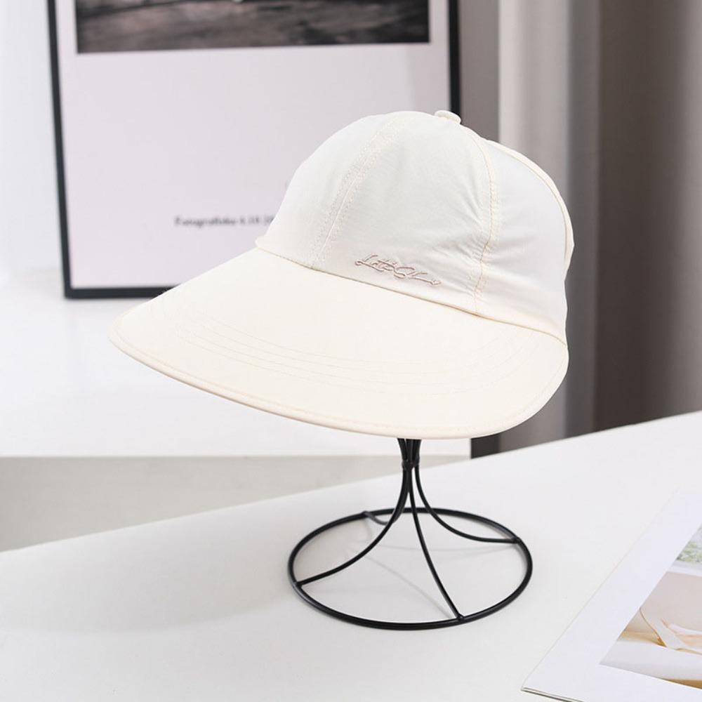 Quick Dry Sunscreen Baseball Hat Wide Brim Empty Top Hat Lightweight Women Sun Hat  Surfing