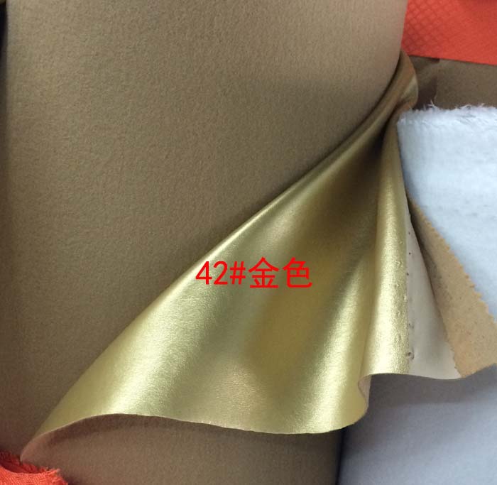 Мягкая Эластичная Искусственная Кожа с Рисунком Под Овчину Ткань для Обивки По Метру для Одежды Дивана Игрушечной Сумки Швейная Ткань Жемчужный Светло-Черный