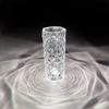 Acrylic Diamond Table Lamp, USB Rechargeable Crystal Lamp, Bedside Night Light Decorative Bedroom Nightstand Lamp