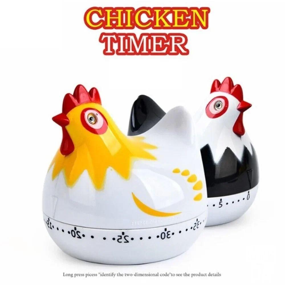 Mechanical Cooking Reminder Hen Shaped Design Egg Timer Clock Creative Time Alarm Device Daily