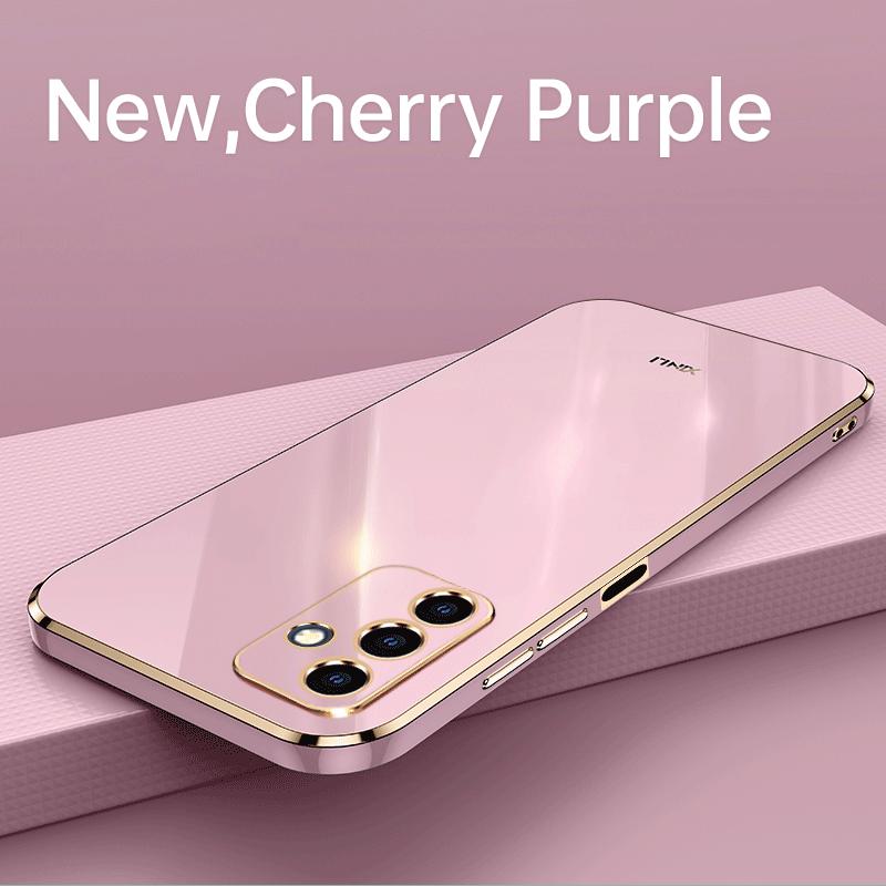 Гальванизированный Квадратный Каркас Чехол Для Телефона Funda Для Samsung Galaxy A56 A36 A26 A16 A55 A35 A25 A15 A 55 35 25 5G Мягкая Крышка