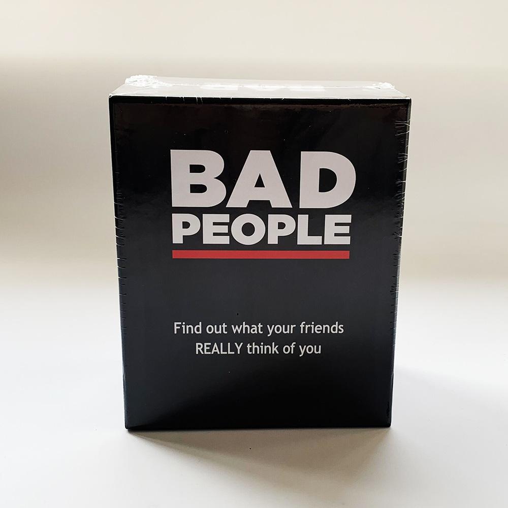 BAD PEOPLE Card Game Full English Version Family Party Board Game for Adults 3-10 Players